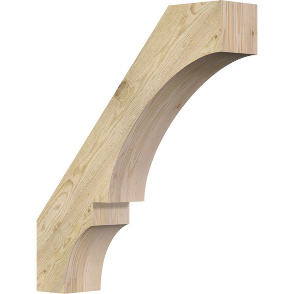 Ekena Millwork 6"W x 28"D x 32"H Balboa Rough Sawn Knee Brace, Douglas Fir BRC06X28X32BOA00RDF - main